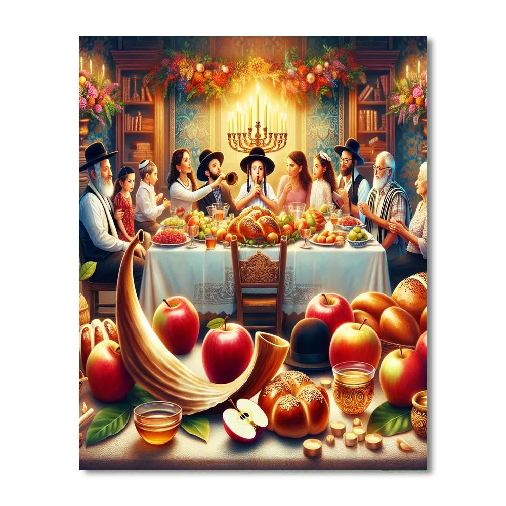 Rosh Hashanah - International Painting Number Kit