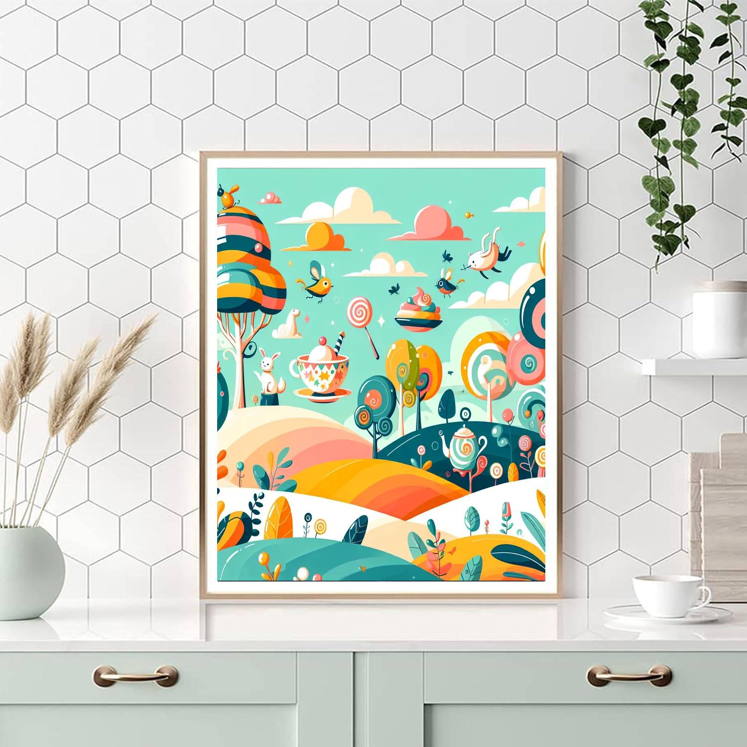 Whimsy Wonderland Paint By Numbers Art