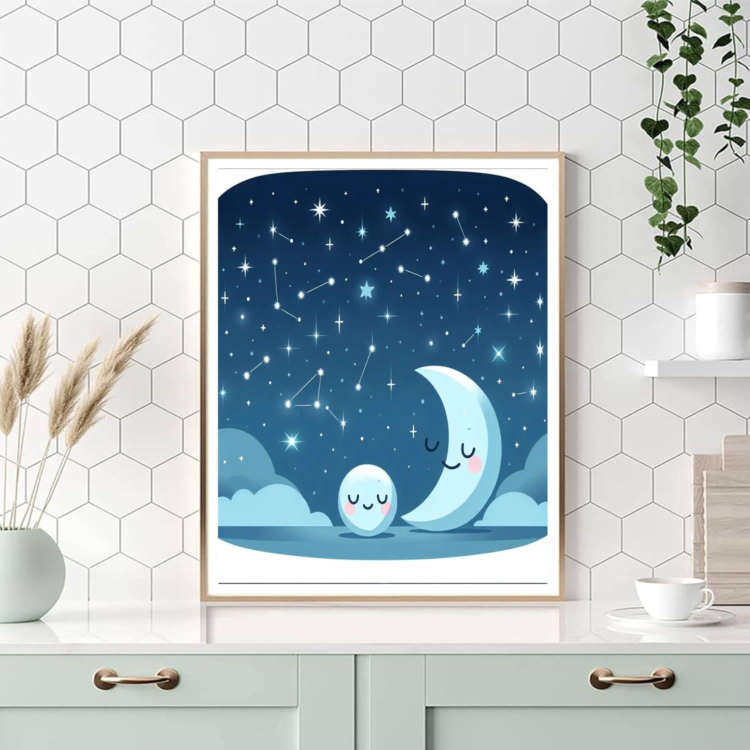 Celestial Starry Skies Painting Number Kit