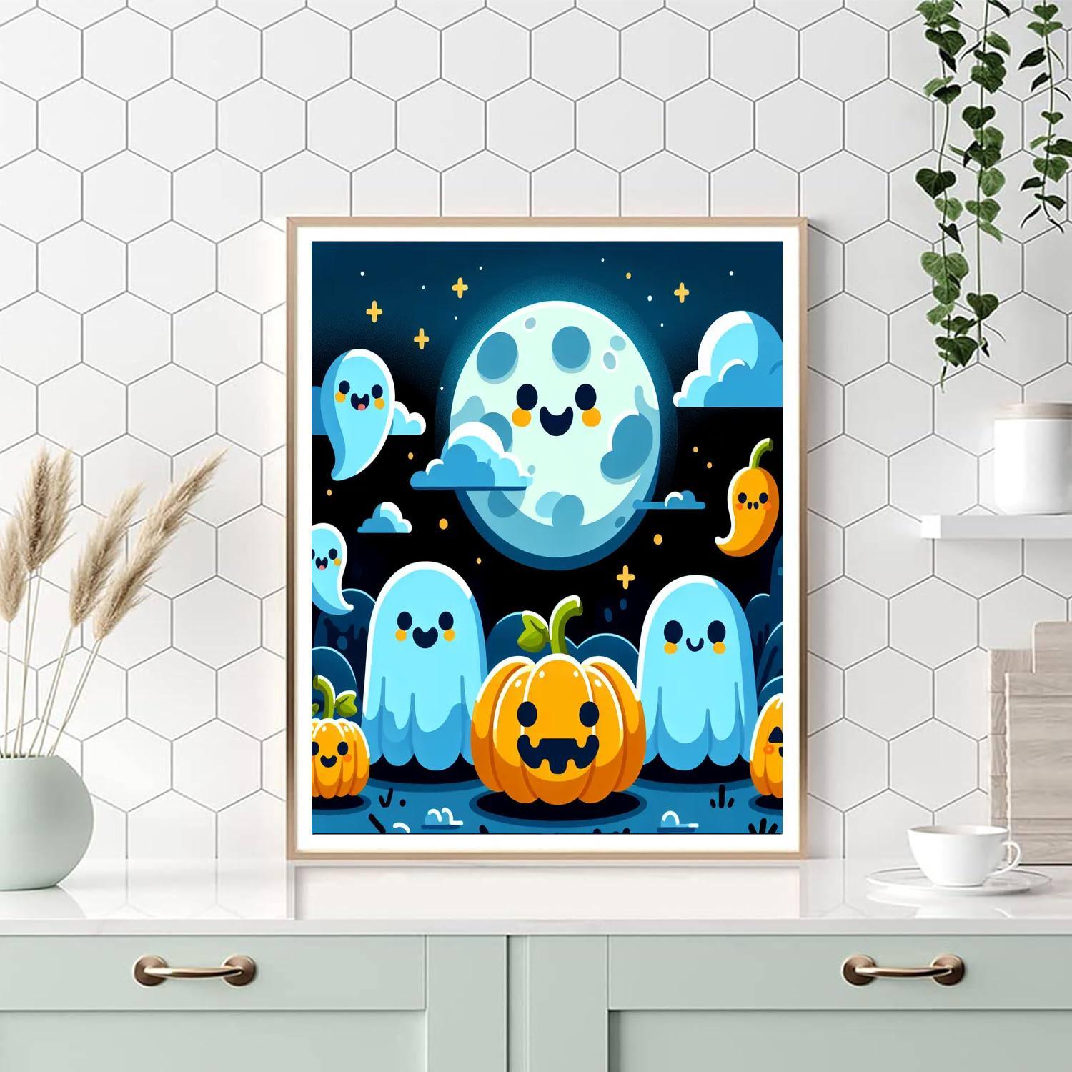 Happy Halloween Spooktacular Numbered Painting Kits