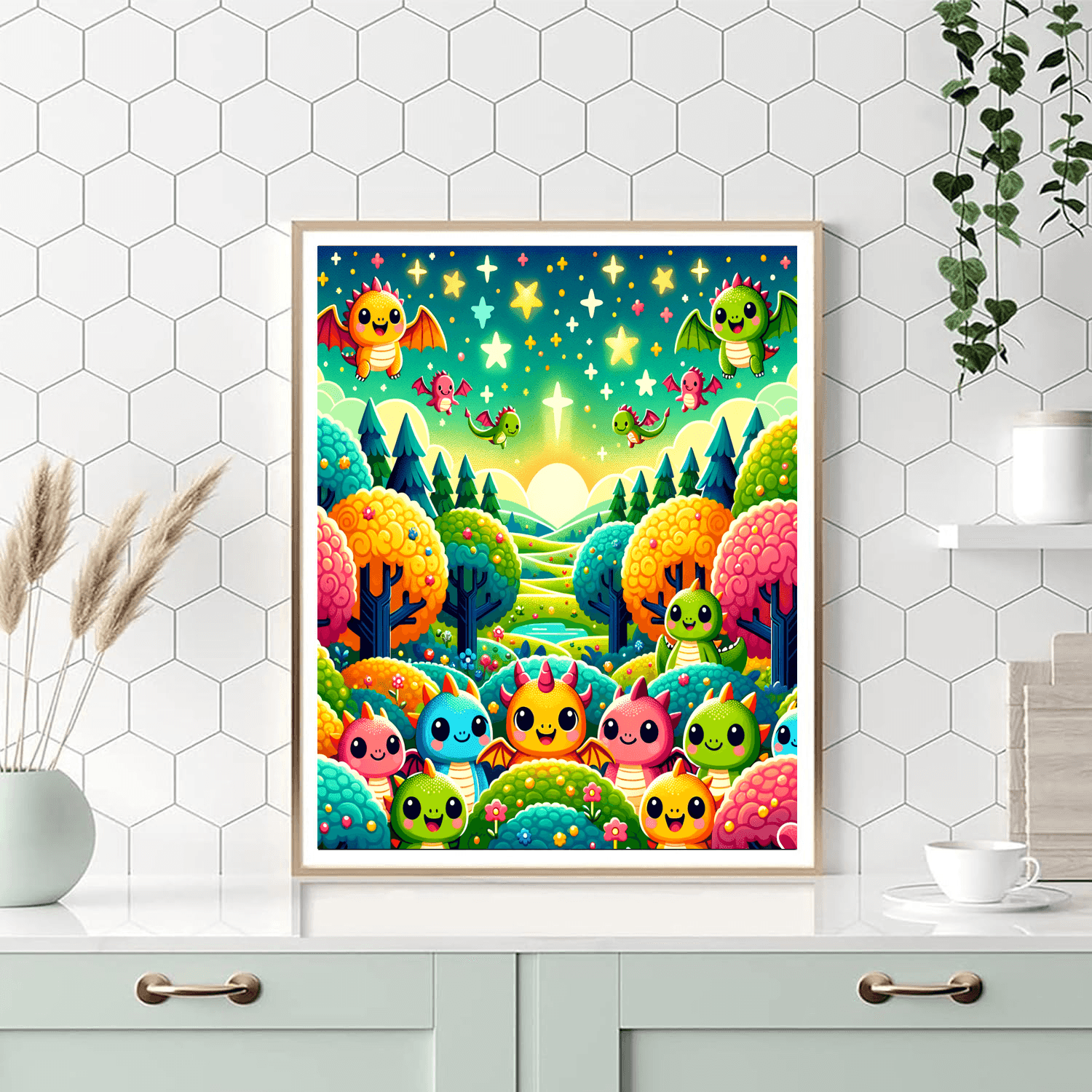 Charming Fantasy World Painting By Numbers Kit
