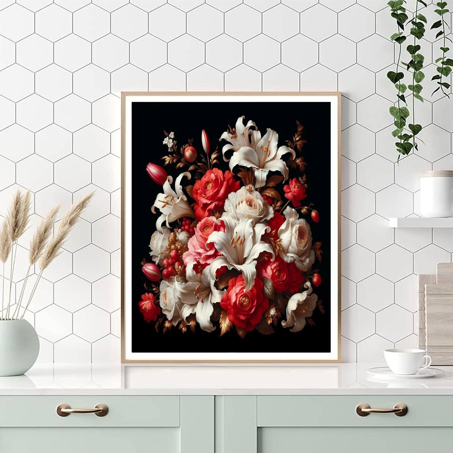 Royal Floral Celebration Paint By Number