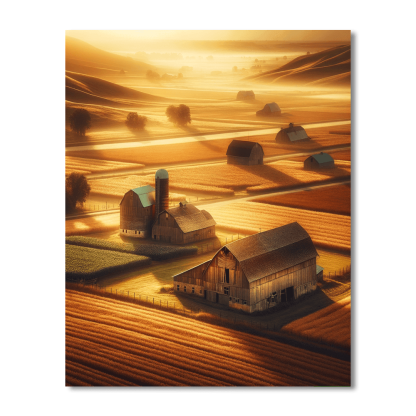 Vintage Vistas Numbered Painting Kits
