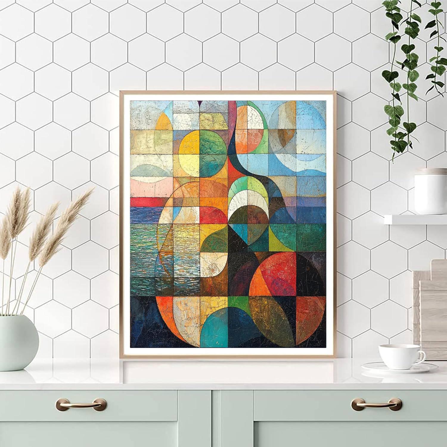 Paul Klee Inspired Wonders Of Abstraction  Number Painting