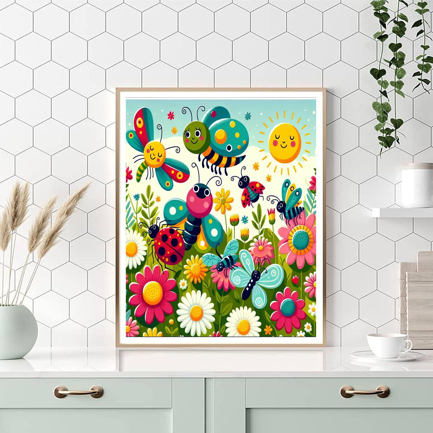 Amazing Insects Paint By Number