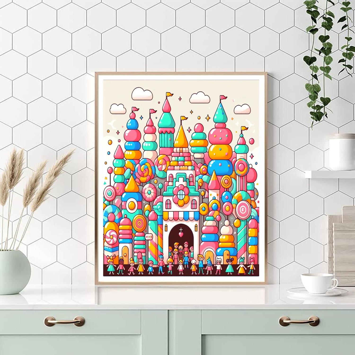 Adventure In Candy Castle Paint By Number