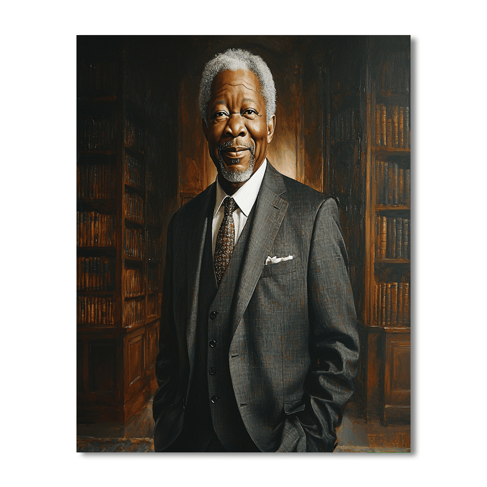 Morgan Freeman: The Resonant Voice Of Wisdom Paint By Numbers Kits