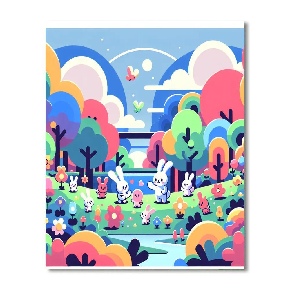 Wacky Wonderland Numbered Painting Kits