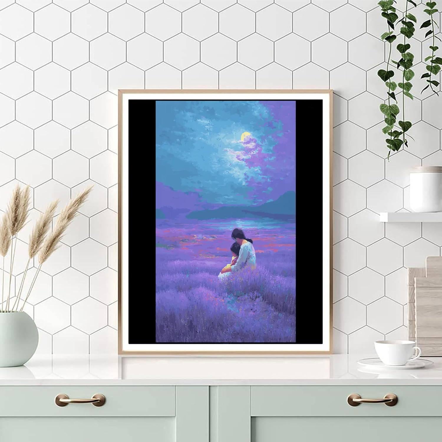 Lullabies In Lavender Paint By Numbers Kits