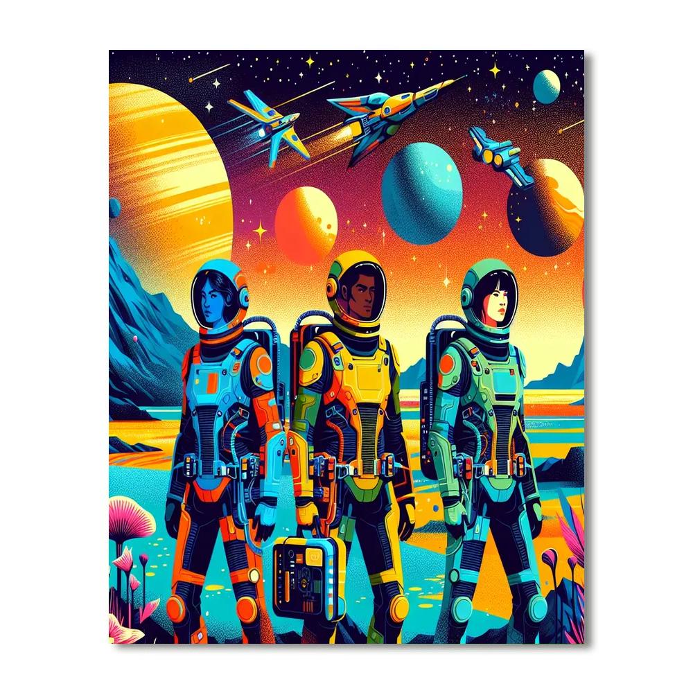 Space Rangers Adventure Paint By Number