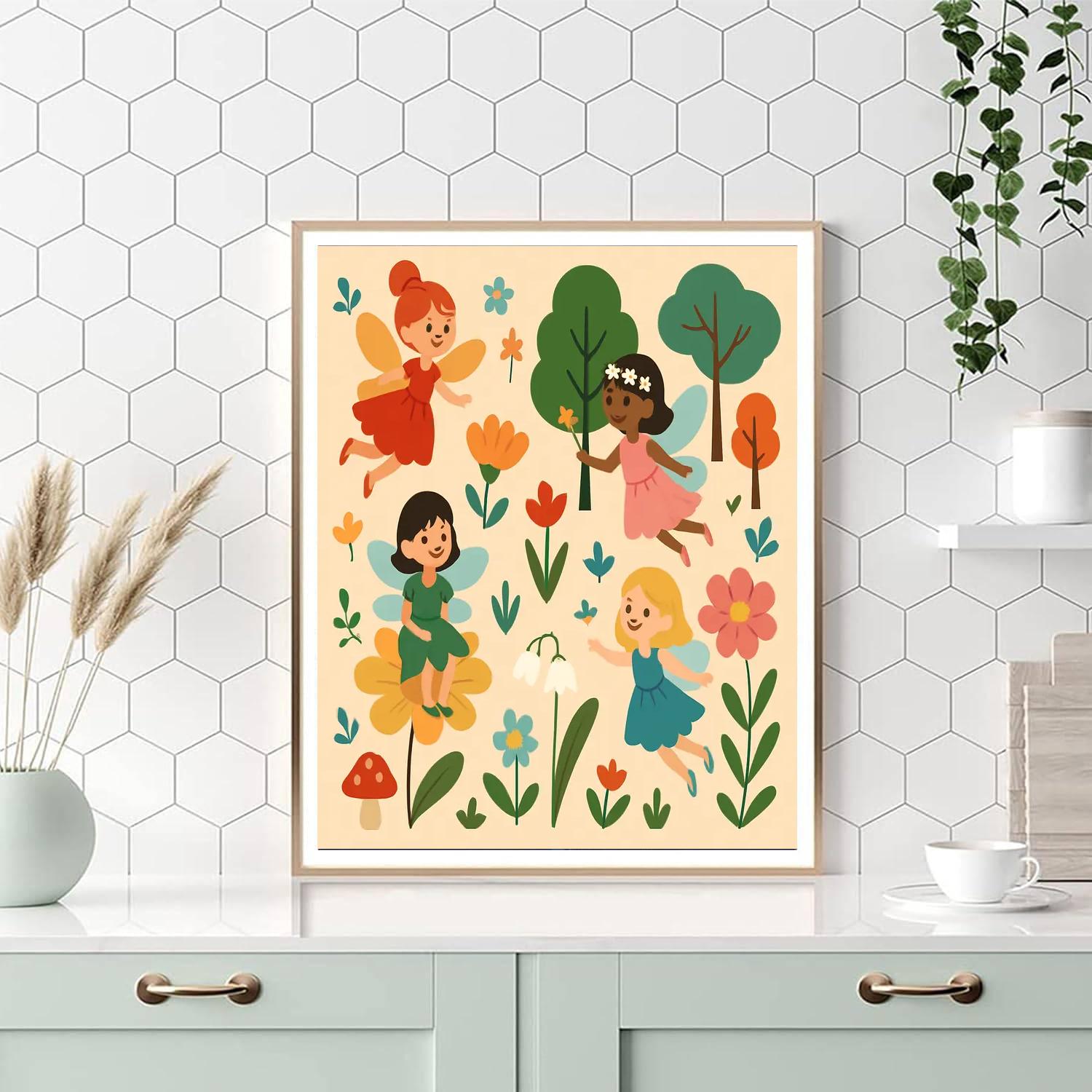 Fairy Land Numbered Painting Kits