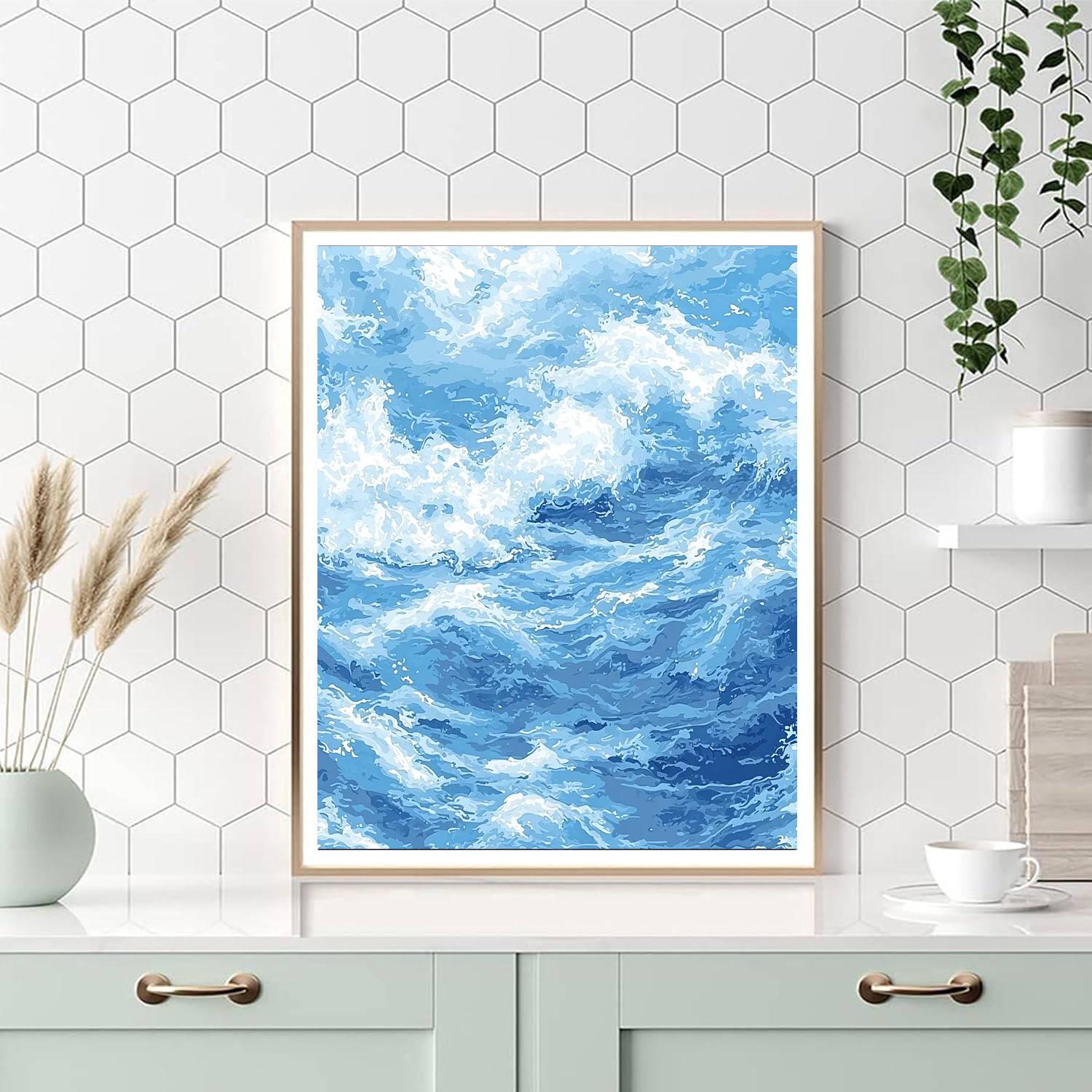 Leonardo Da Vinci Inspired Gentle Currents  Paint By Numbers Art