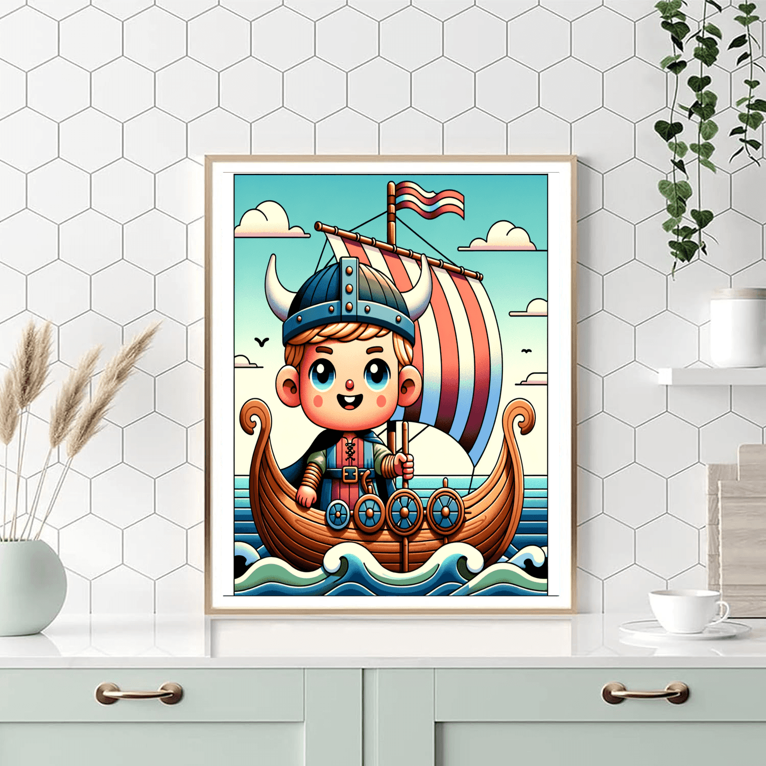 Viking Ship Adventure Numbered Painting Kits