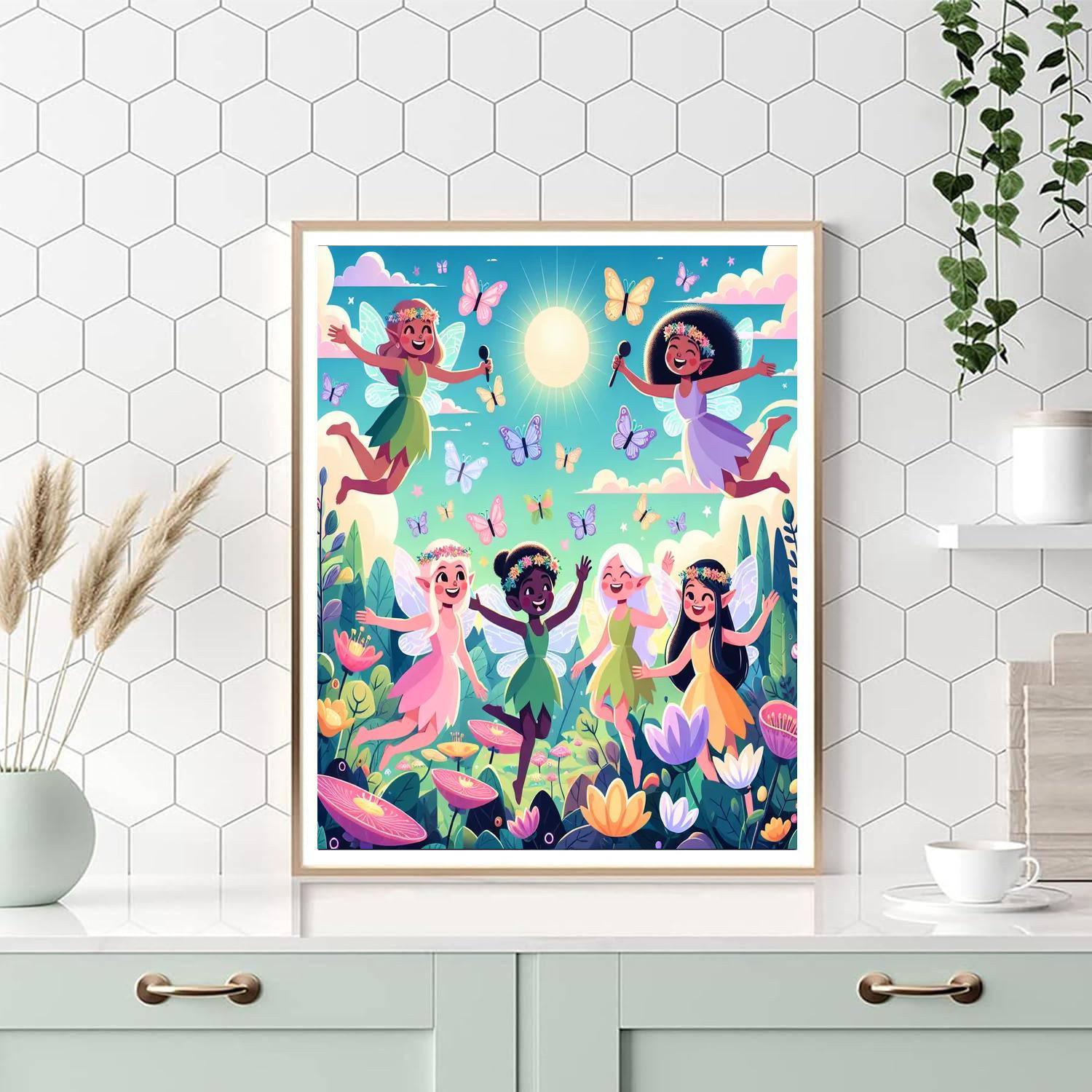 Enchanting Garden Creatures Paint By Numbers