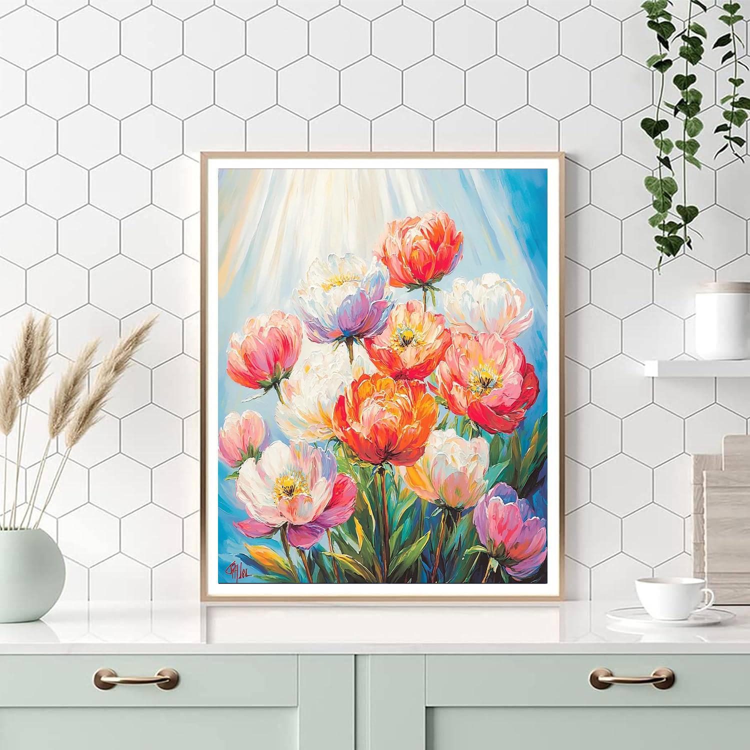 Dancing Among The Flowers Paint By Numbers