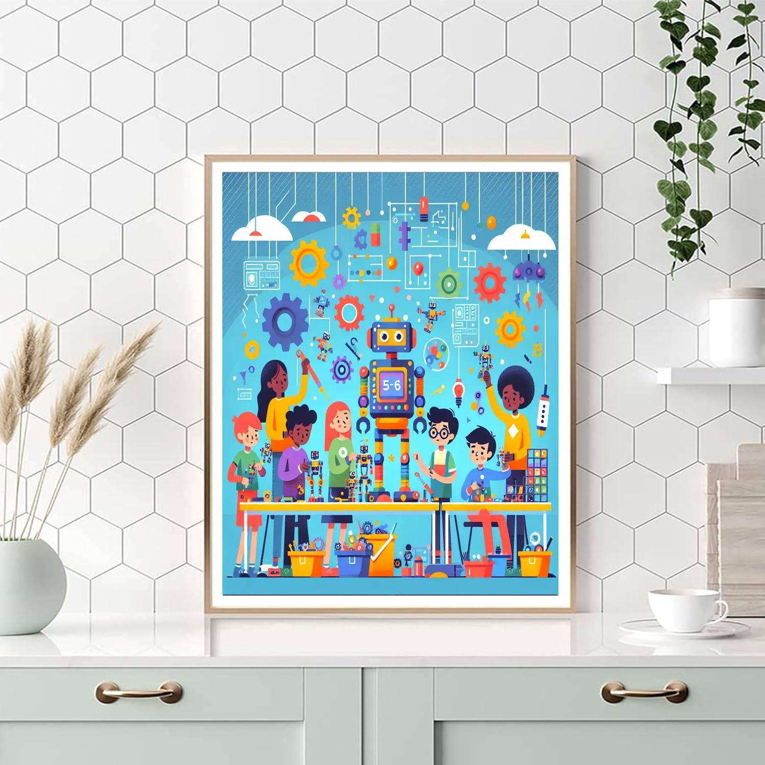 Robotic Innovators Lab Painting Number Kit
