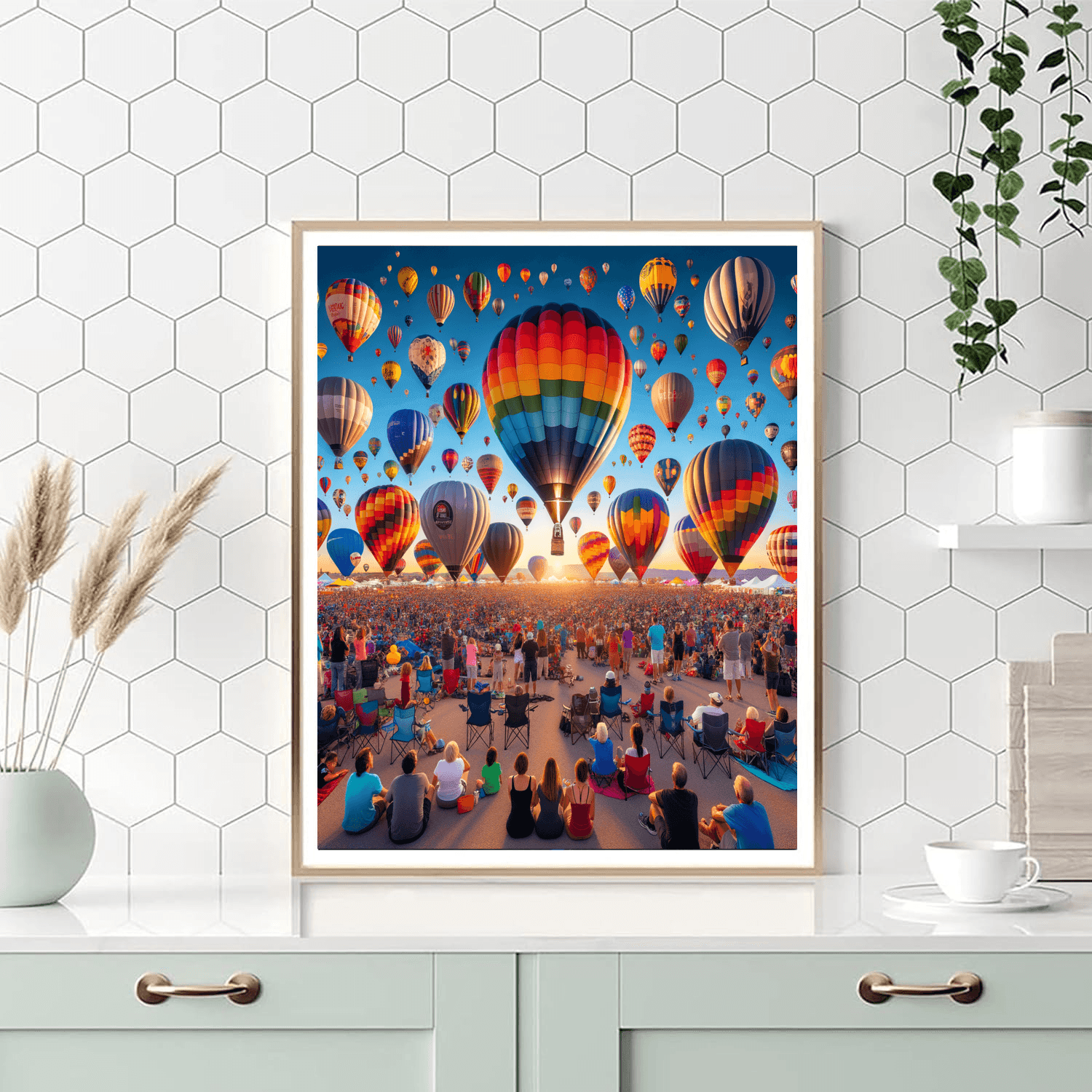 Festival Internacional Del Globo - León, Mexico Painting By Numbers Kit