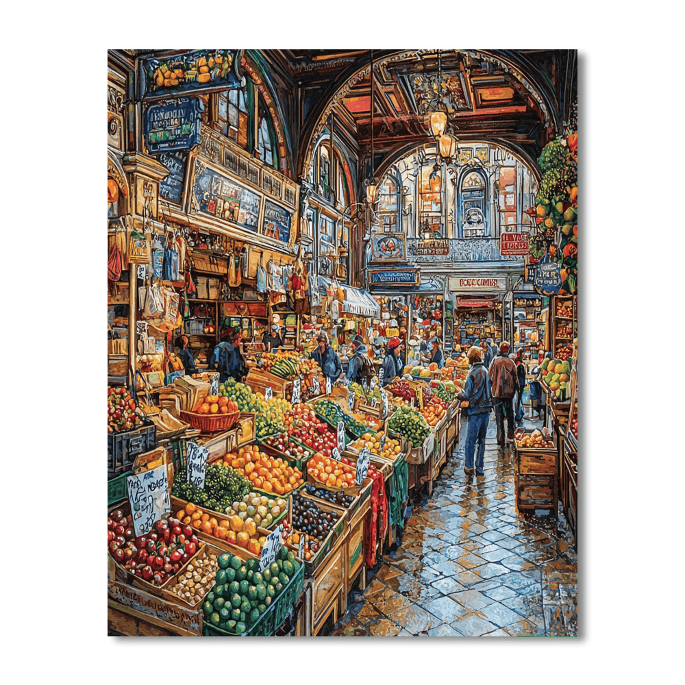 Fremantle Markets - Perth Numbered Painting Kits