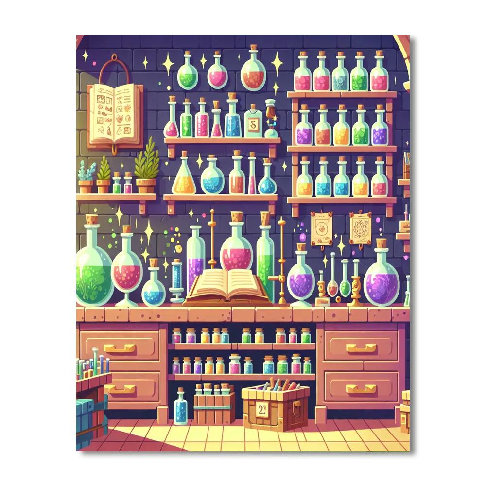 Magic Potion Lab Experiment Paint By Number