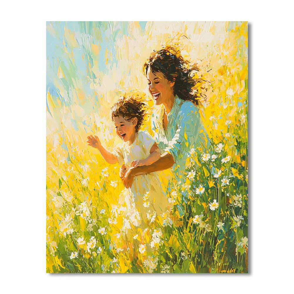 Radiance Of A Mother's Heart Paint By Number