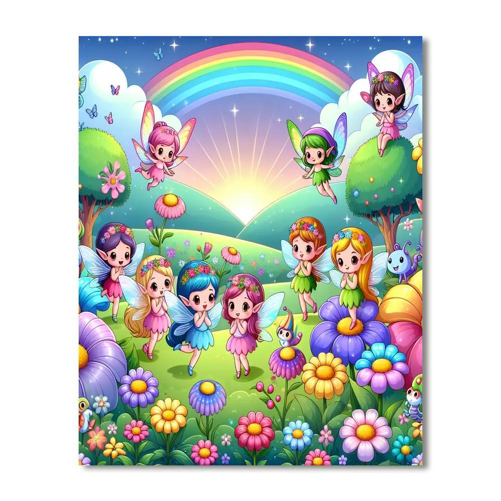 Journey To Fairyland Paint By Numbers Art