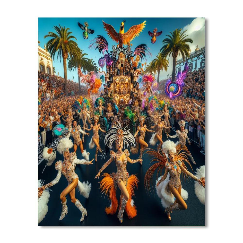Tenerife Carnival - Spain Painting Number Kit