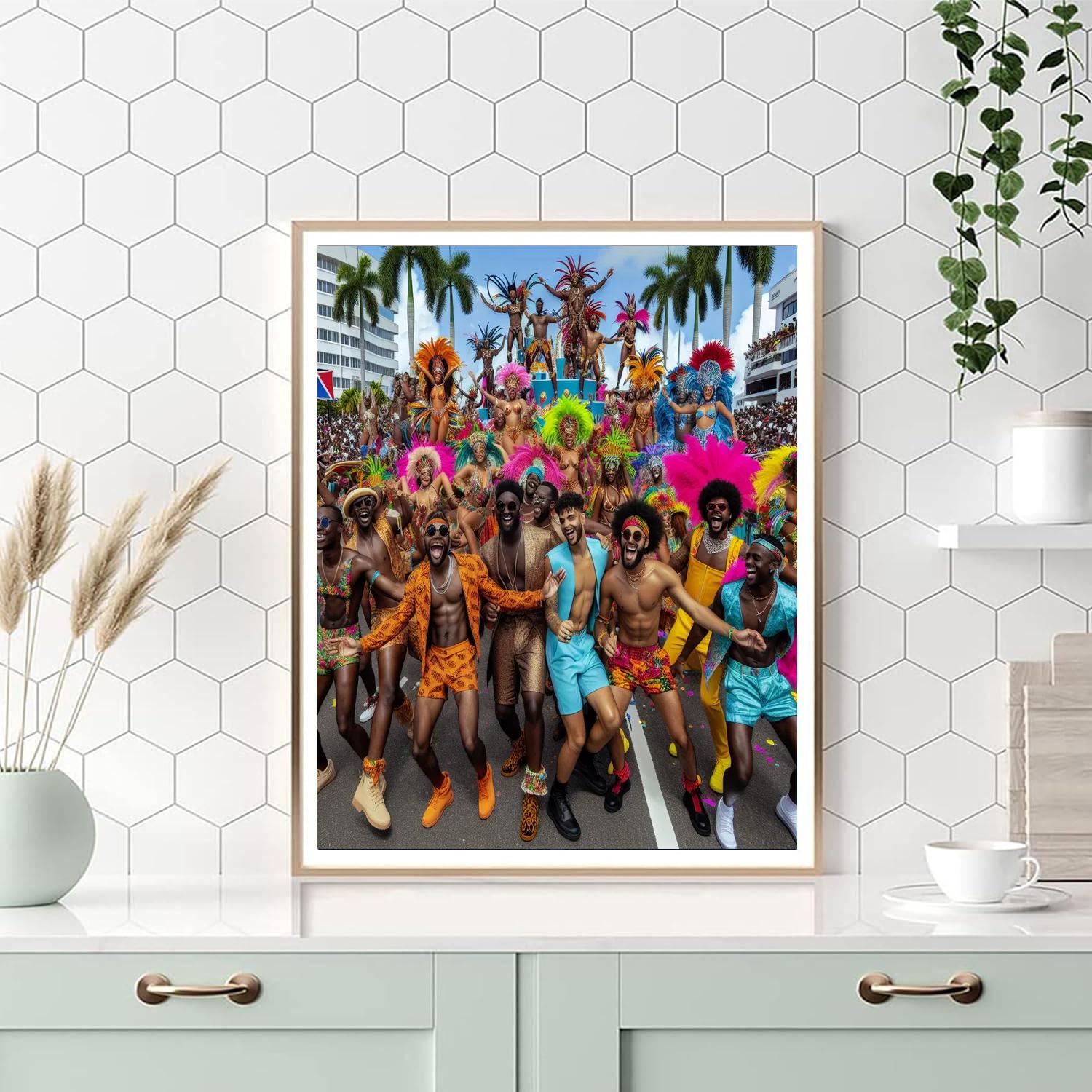 Crop Over - Barbados Painting Number Kit