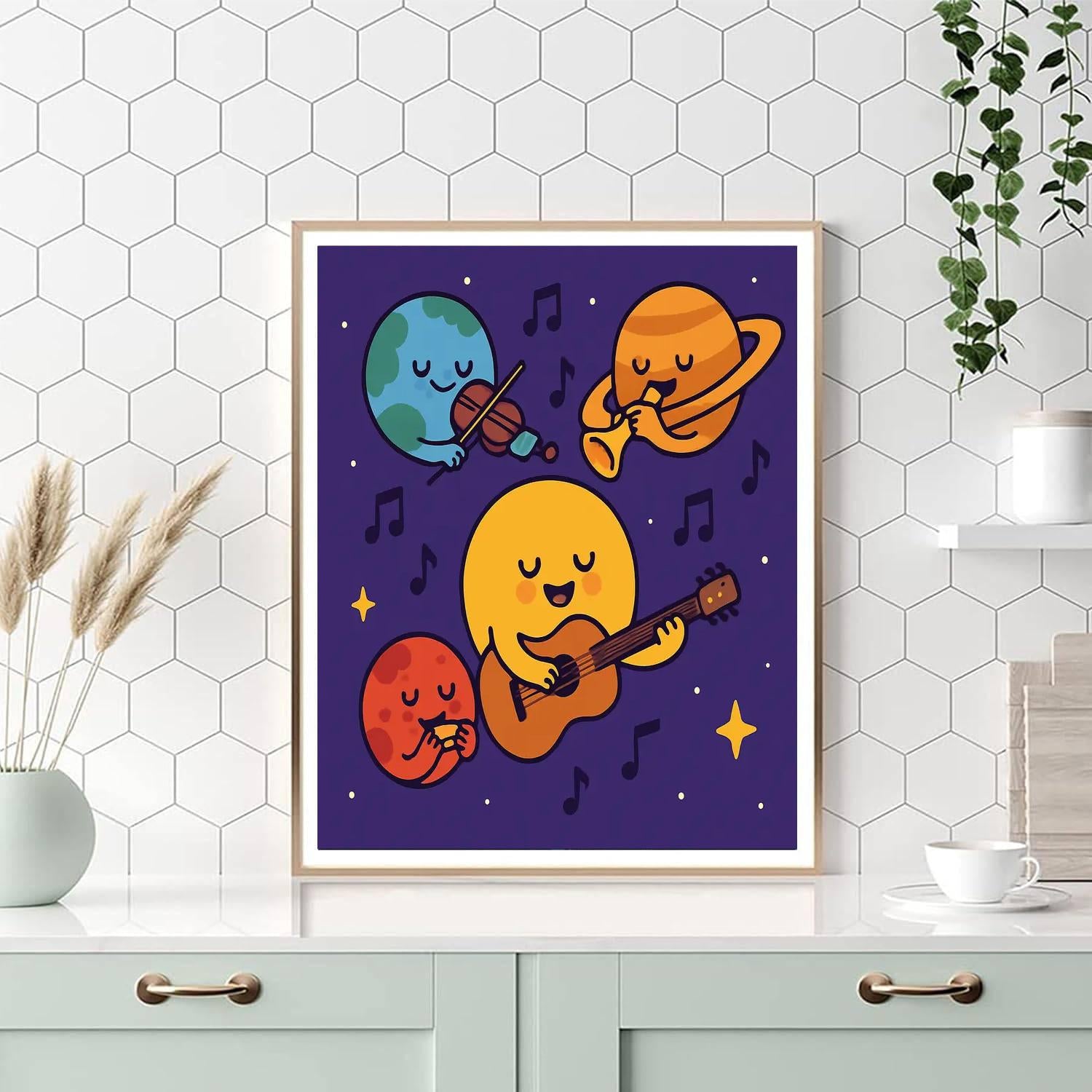 Space Symphony Numbered Painting Kits