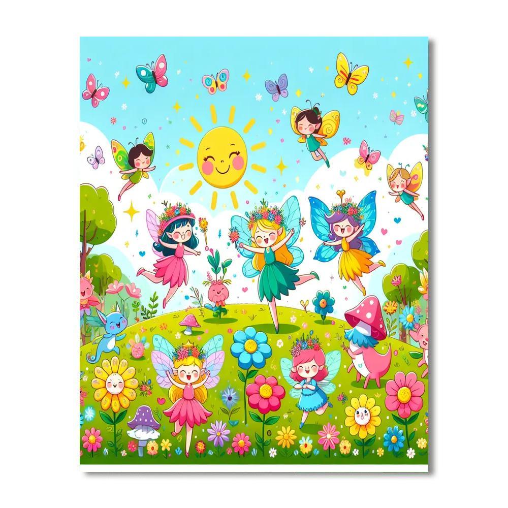 Magical Adventure In Fairyland Paint By Number