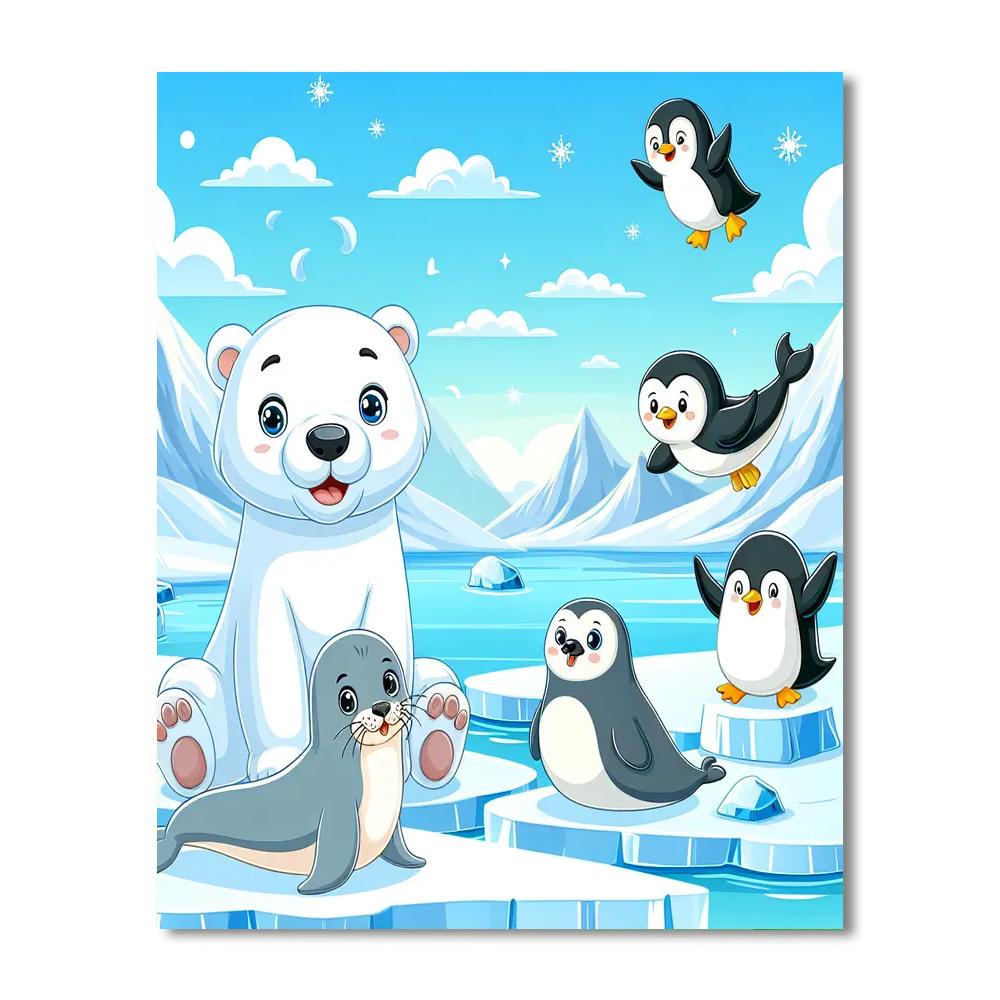 Exploring Arctic Adventures Paint By Numbers Art