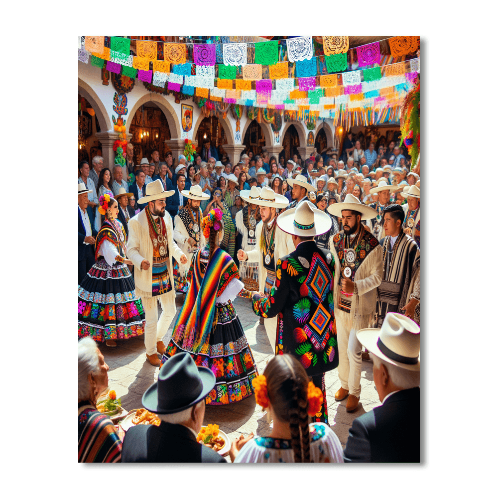 Oaxaca Guelaguetza Paint By Number