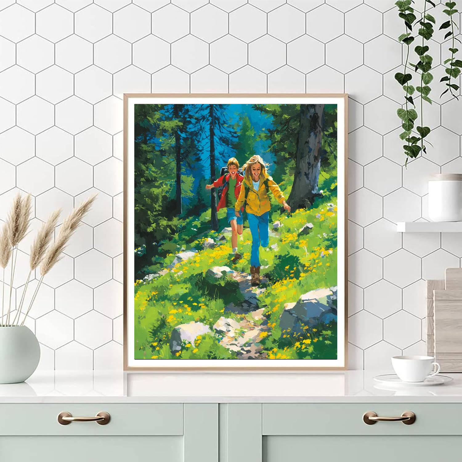 Embracing New Adventures DIY Paint By Numbers