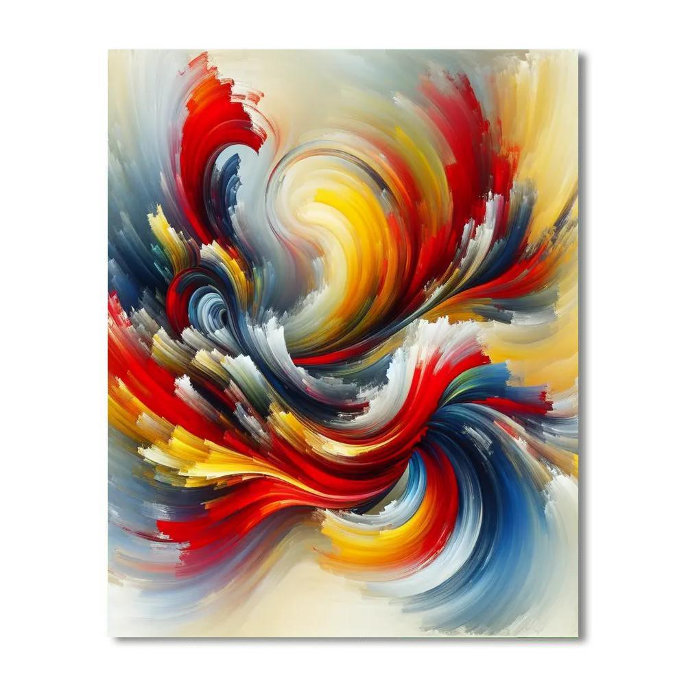 Dancing Colors Of Joy Numbered Painting Kits