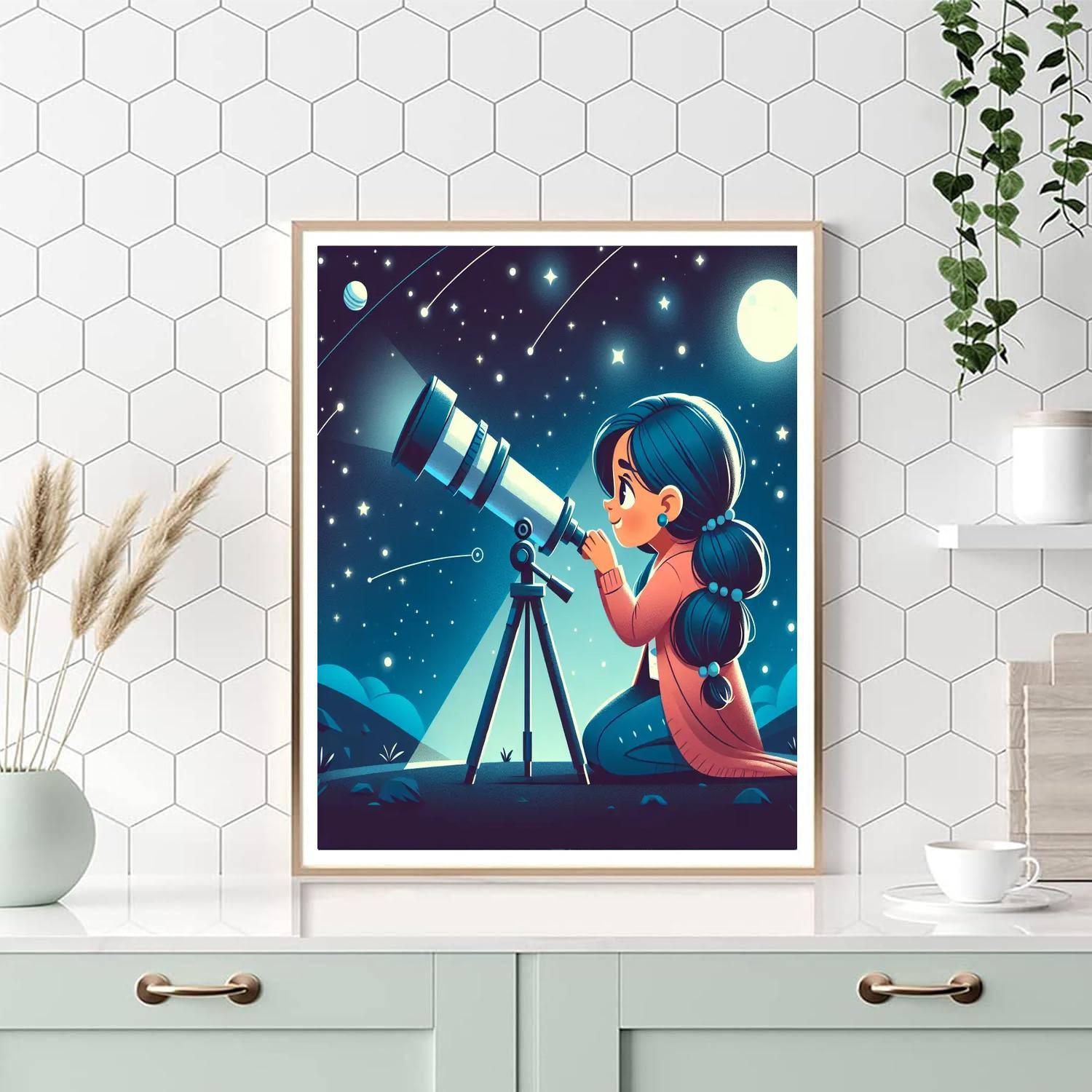 Celestial Stargazing Quest Paint By Number