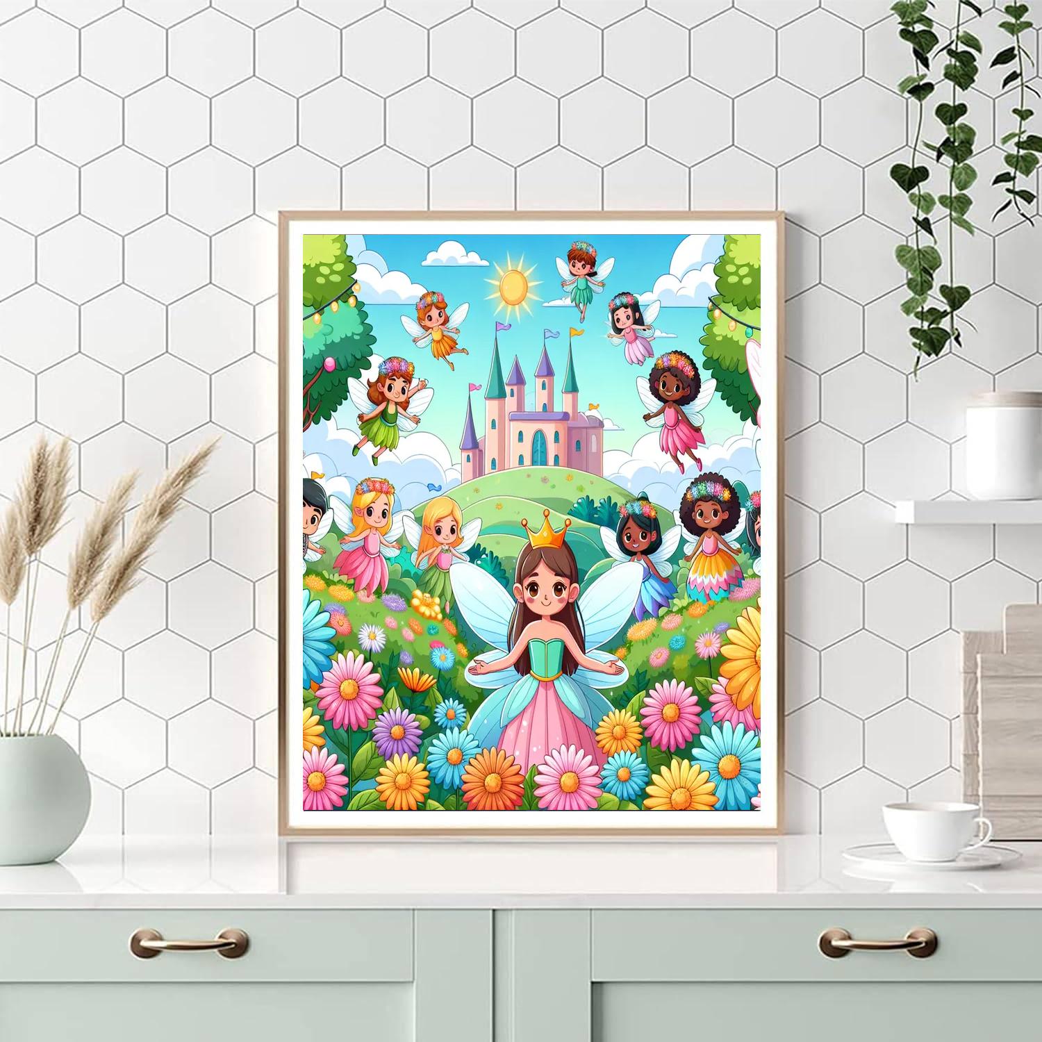 Mystical Fairy World Painting Number Kit