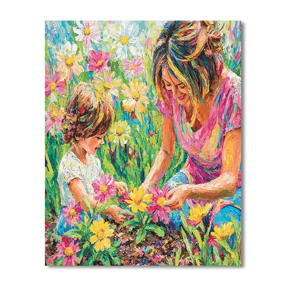 Mommy's Garden Of Love DIY Paint By Numbers