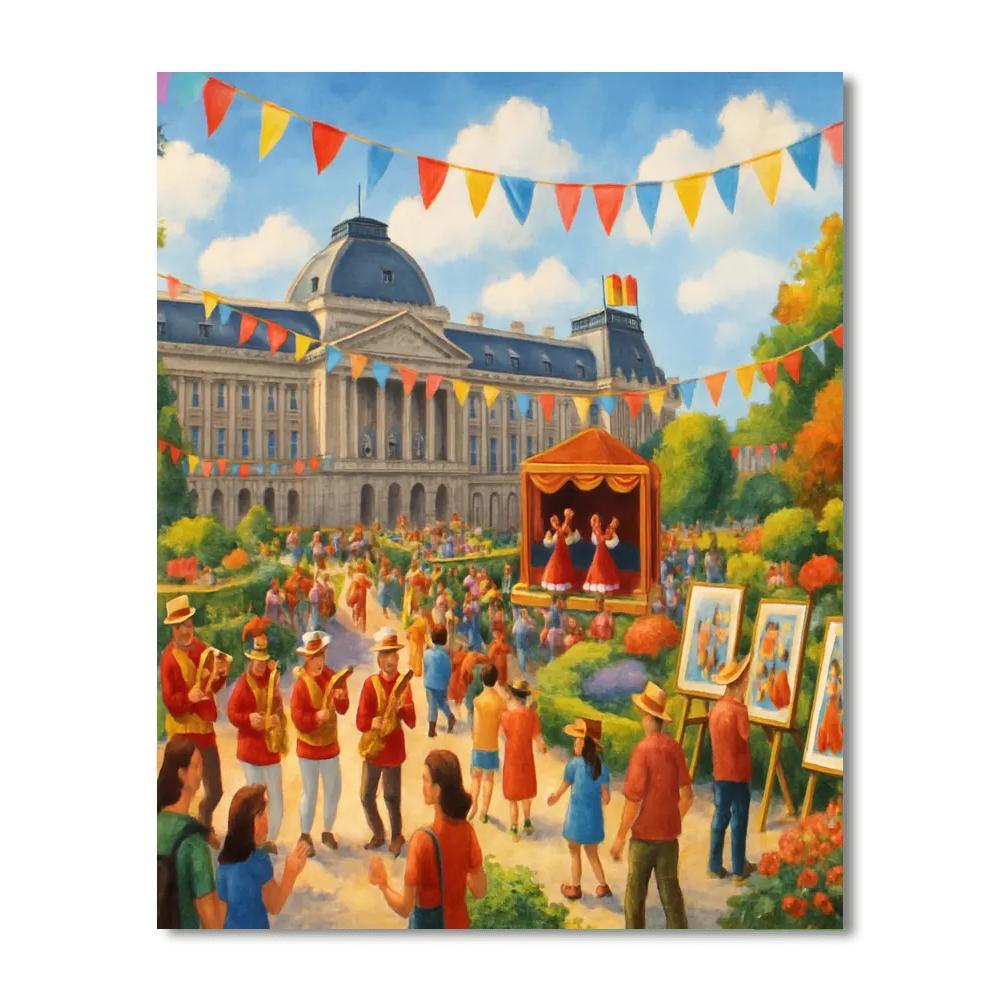 The Royal Palace Festival Paint By Numbers Art