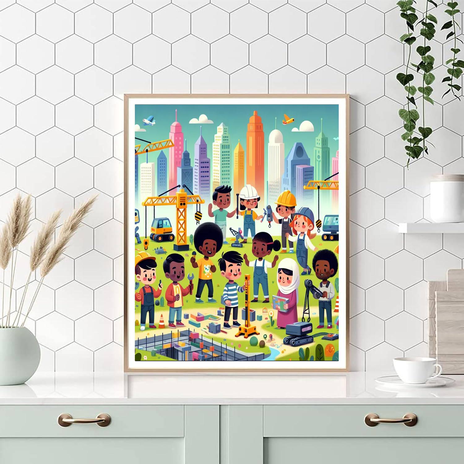 Creative City Builders Paint By Numbers