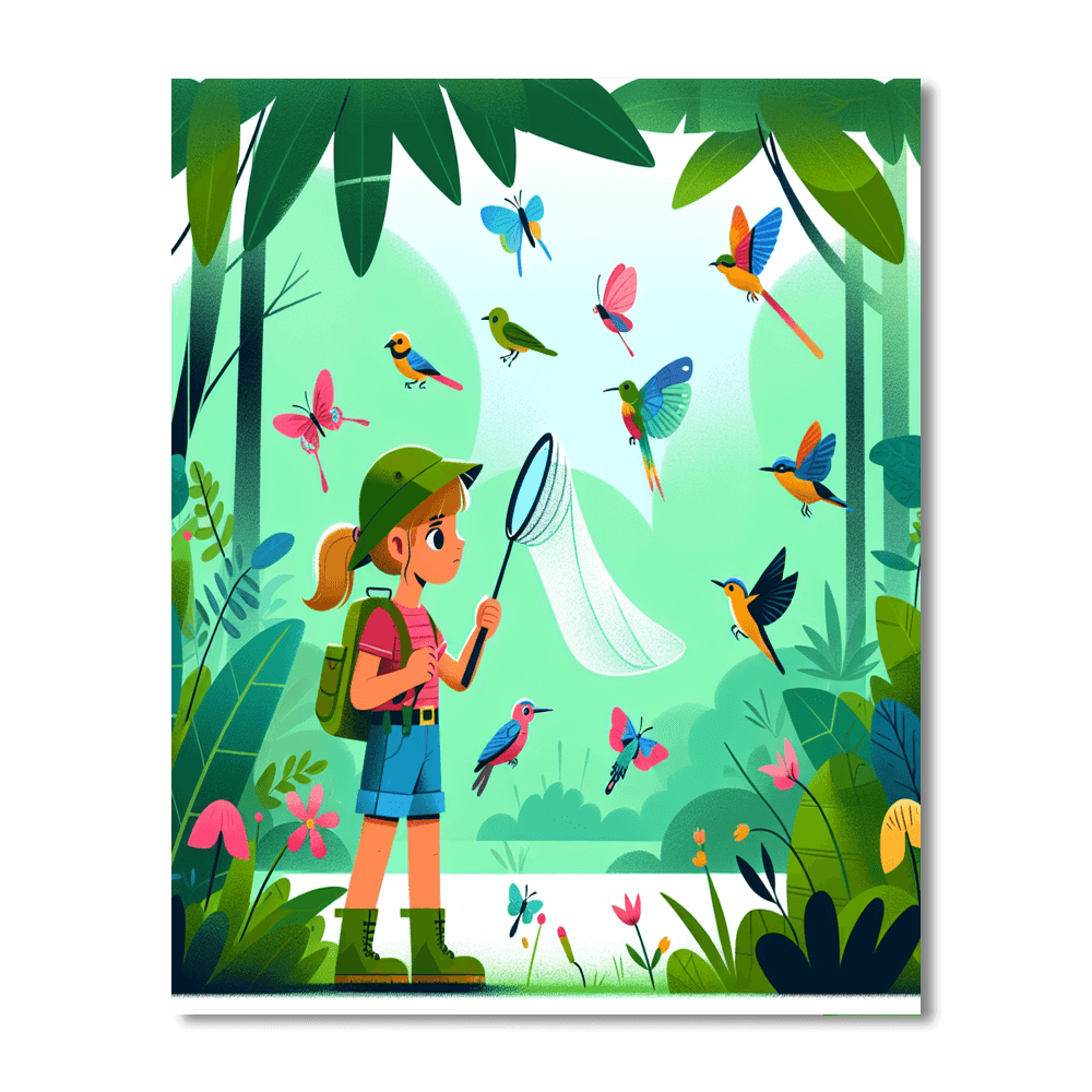 Rainforest Wonders Expedition Paint By Number