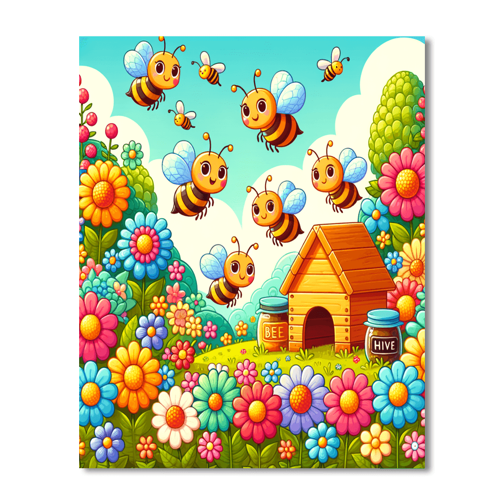 Buzzy Bee World Paint By Color
