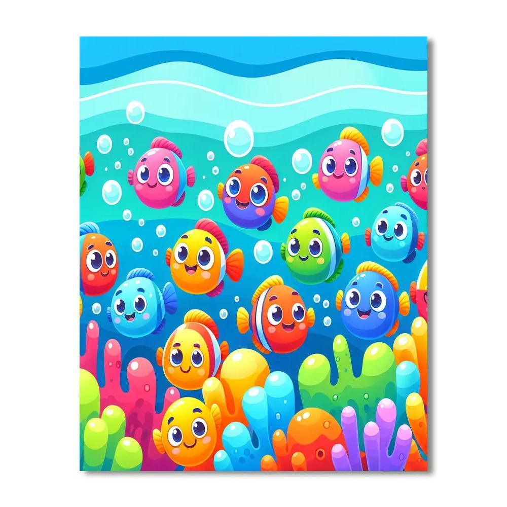 Exploring Underwater Wonderland Paint By Number