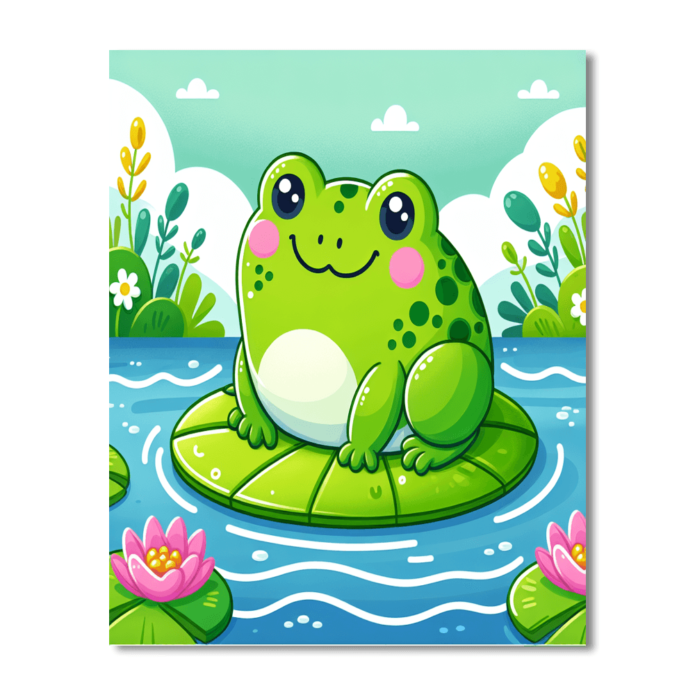 Sunny Toad Number Painting