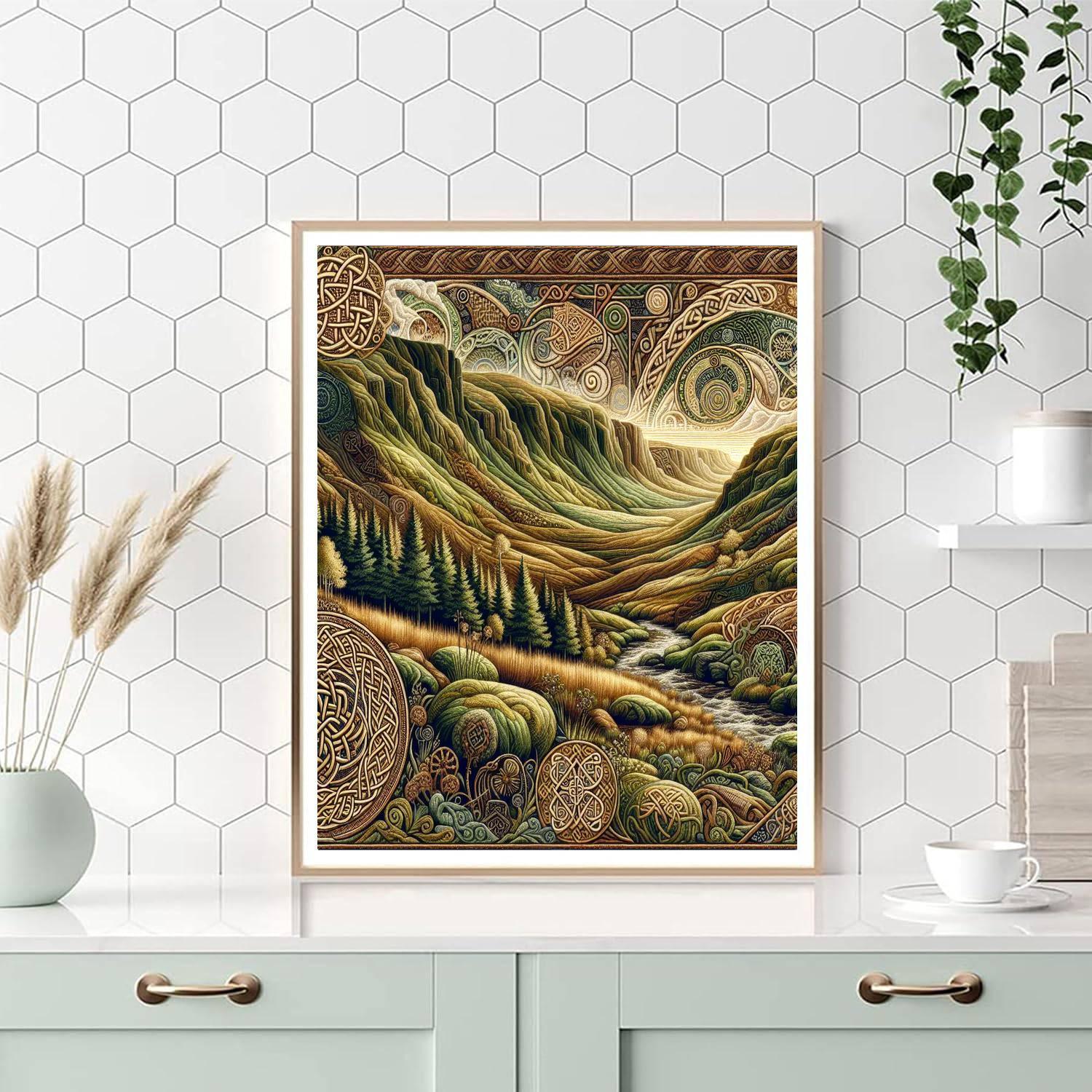 Celtic Legend Reflections Painting Number Kit