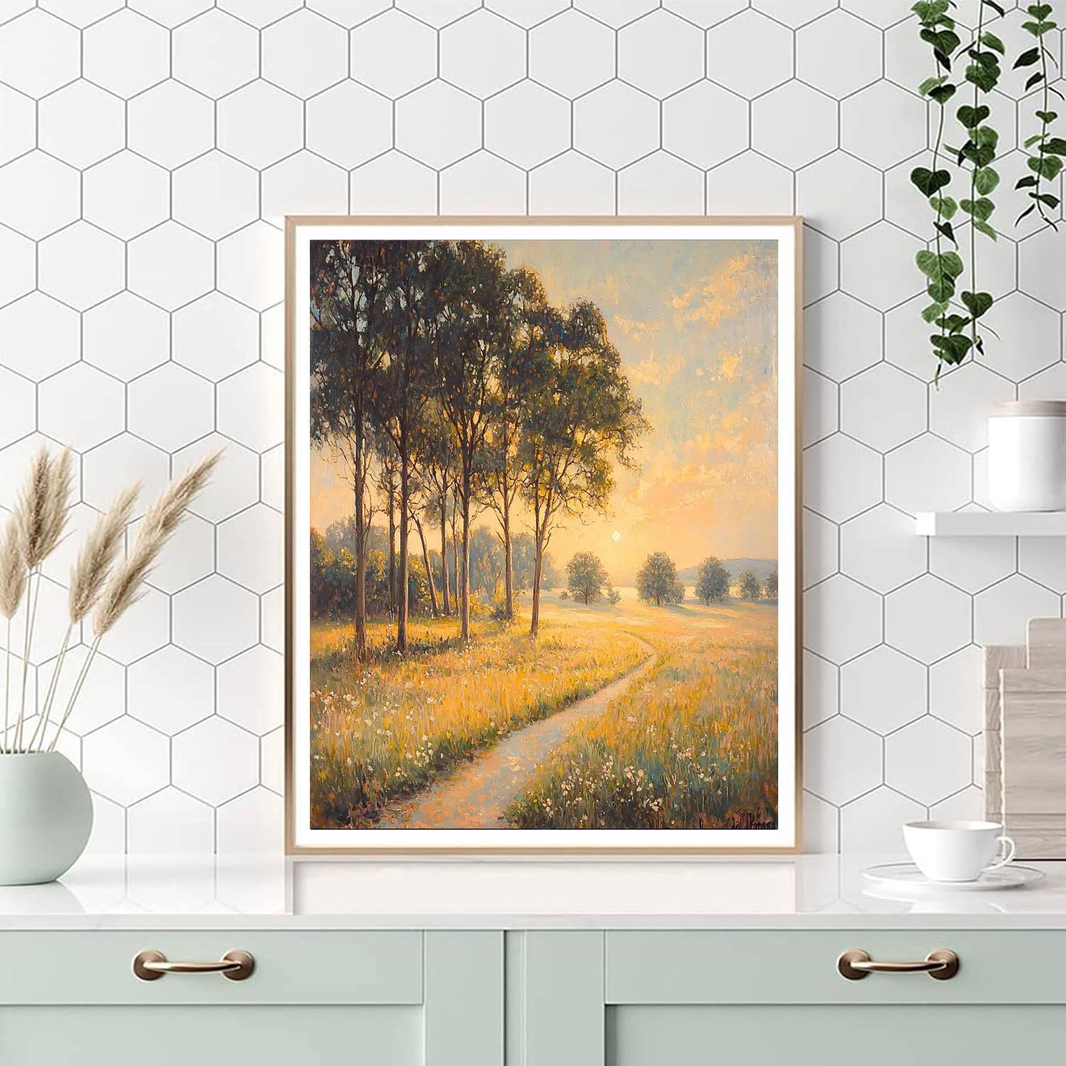 Edgar Degas Inspired Gentle Morning Light  Paint By Numbers