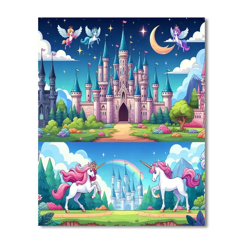 Fairy Tale Kingdom Wonders DIY Paint By Numbers