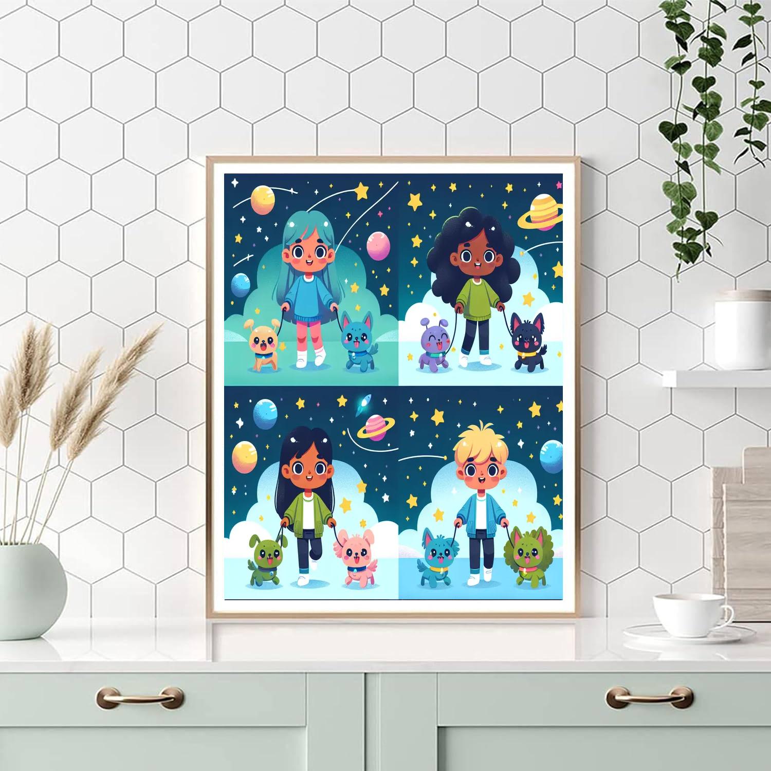 Alien Pet Rescue Paint By Number