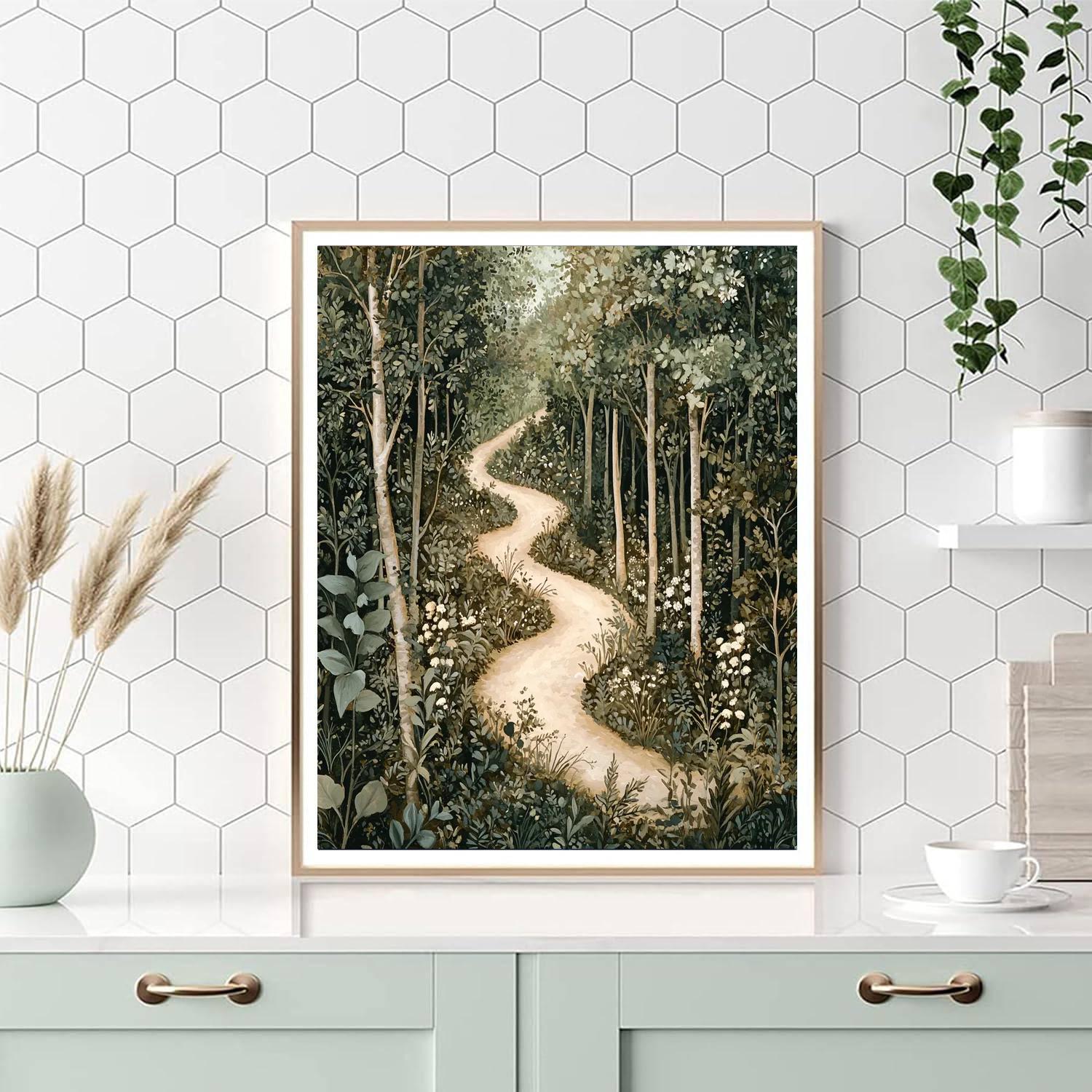 Arthur Rackham Inspired Mysterious Pathways  Paint By Number