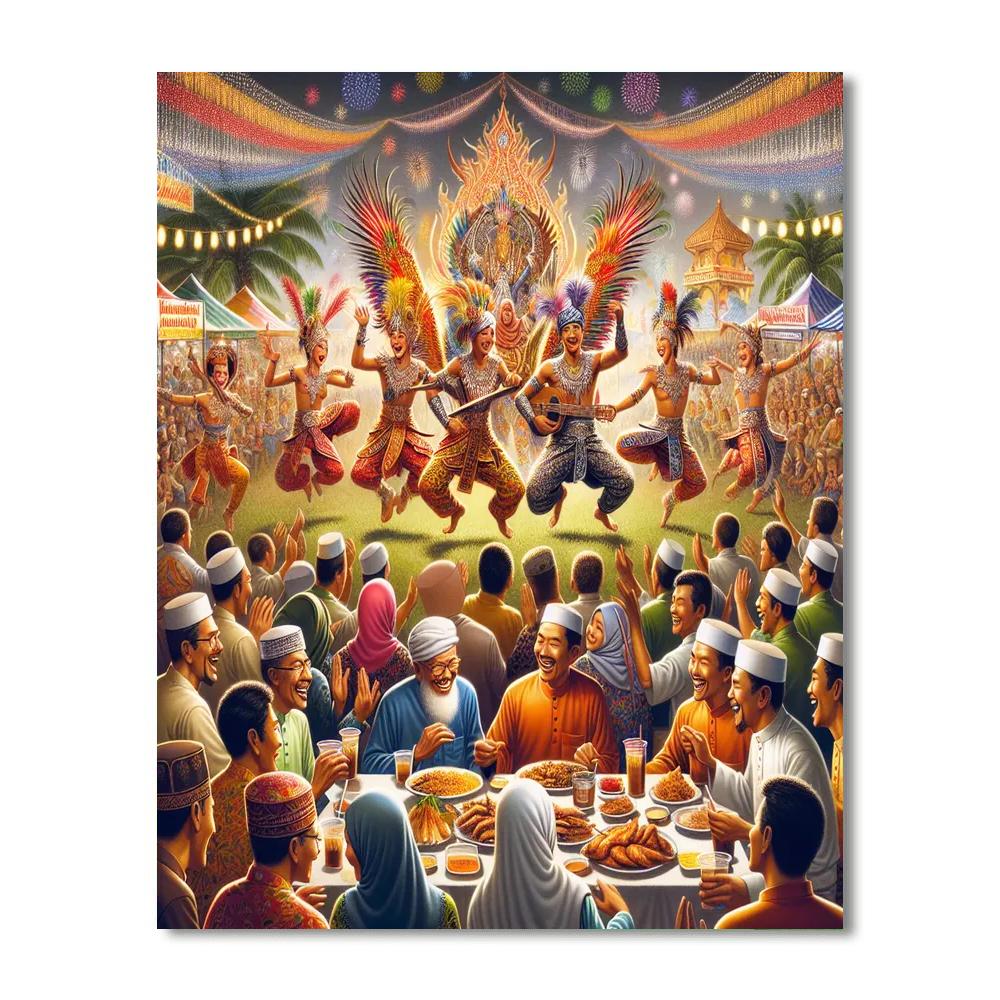 Karnival Naga Paint By Color