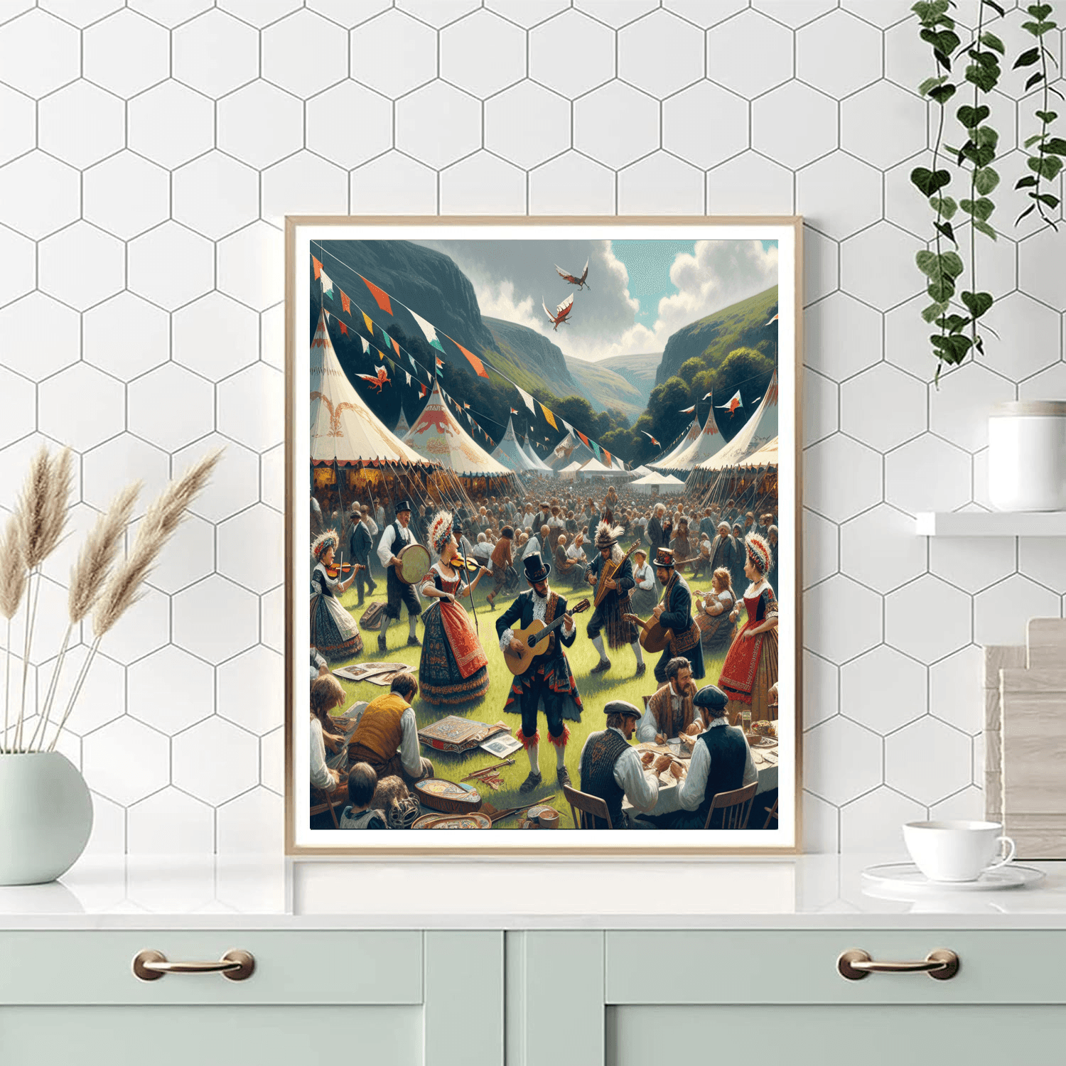 National Eisteddfod Of Wales - Uk Number Painting