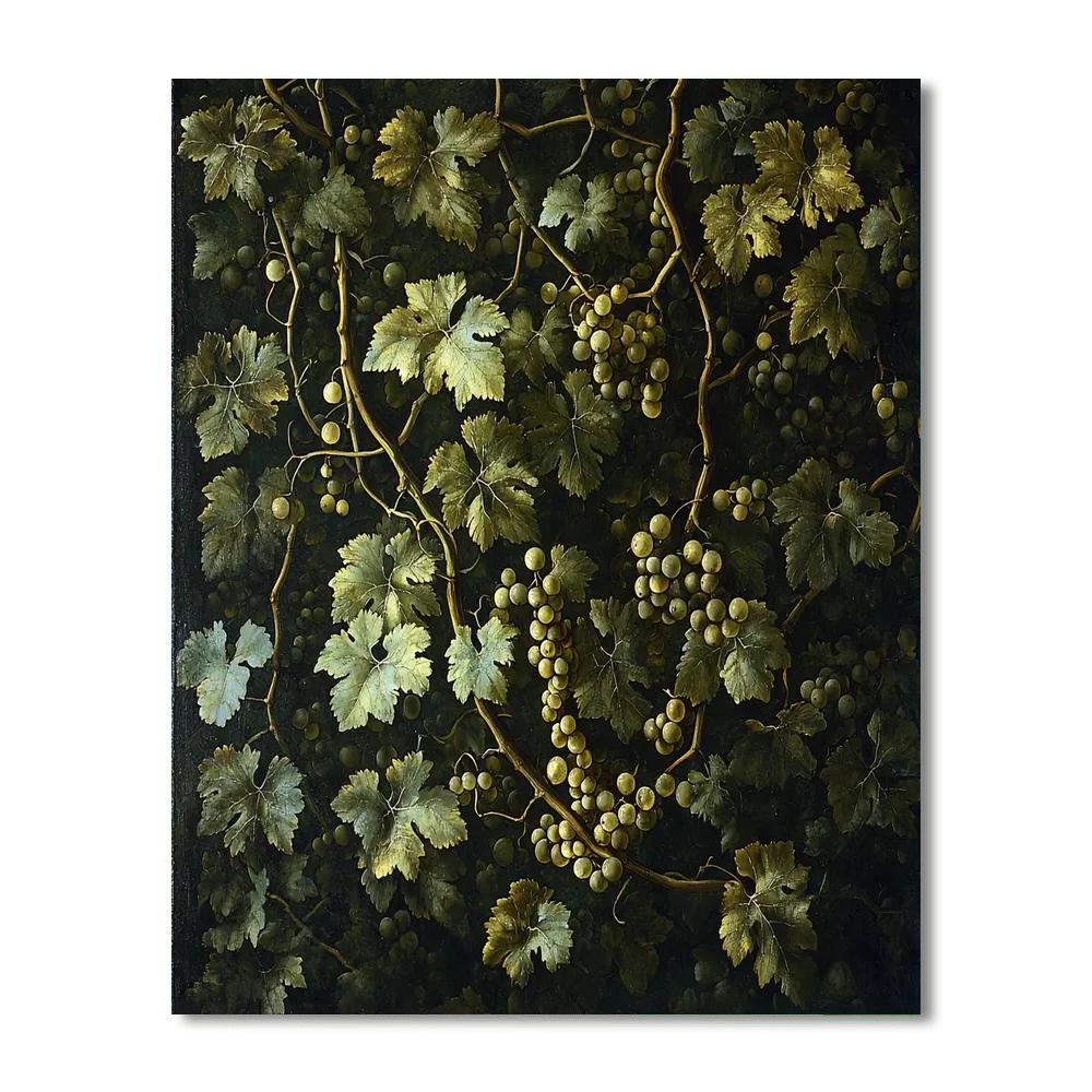 Caravaggio Inspired Tangled Vines  Paint By Number